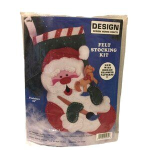 DESIGN WORKS CRAFTS #5034 FELT STOCKING KIT Sequin Accents